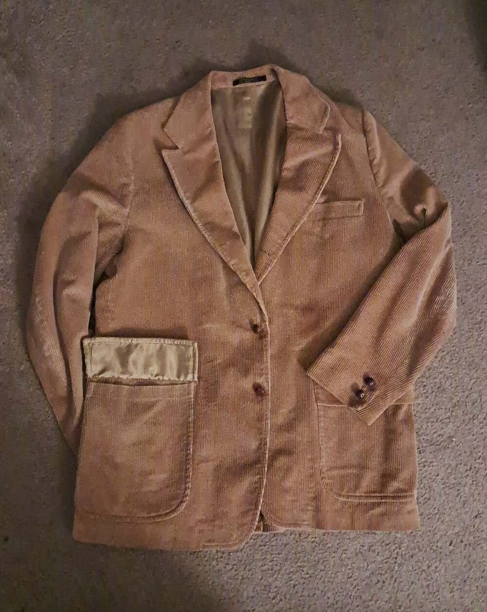 Vaughan Corduroy Blazer Sport Coat Tan